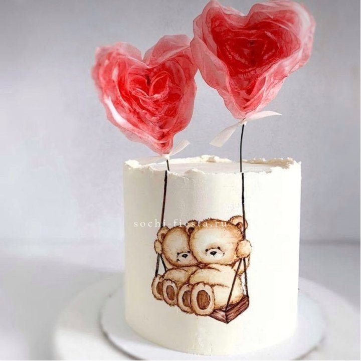 Торт "Love YOU" в Сейшелах