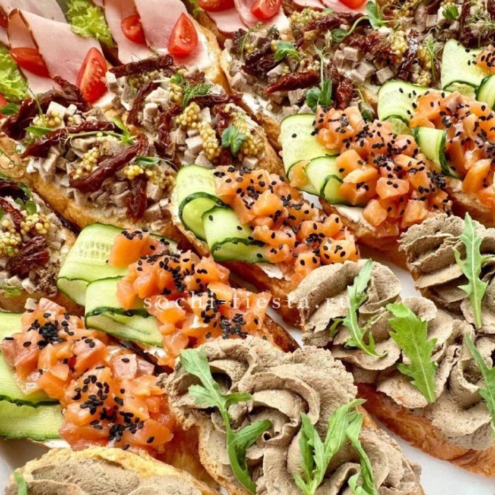 Брускетта "4 вкуса иксель" в Сейшелах