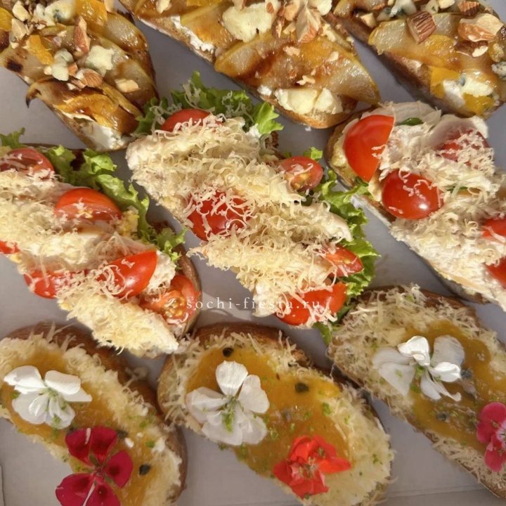 Брускетта «3 вкуса» в Сейшелах